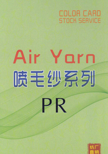 PR 1/5.5支毛腈滌彈力噴毛紗Air Yarn色卡