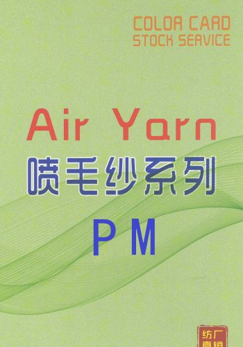 PM 1/3.5支腈滌閃光噴毛紗Air Yarn色卡