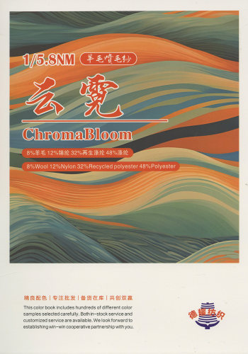 云霓/羊毛喷毛纱色卡