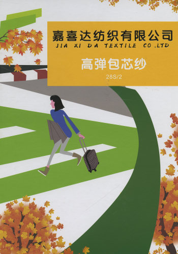 高彈包芯紗色卡