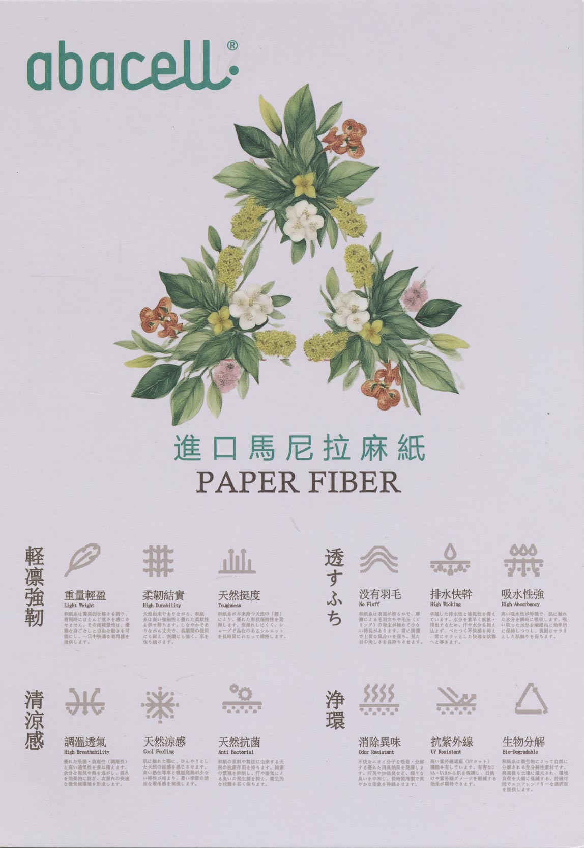 進(jìn)口馬尼拉麻紙（蕉麻）