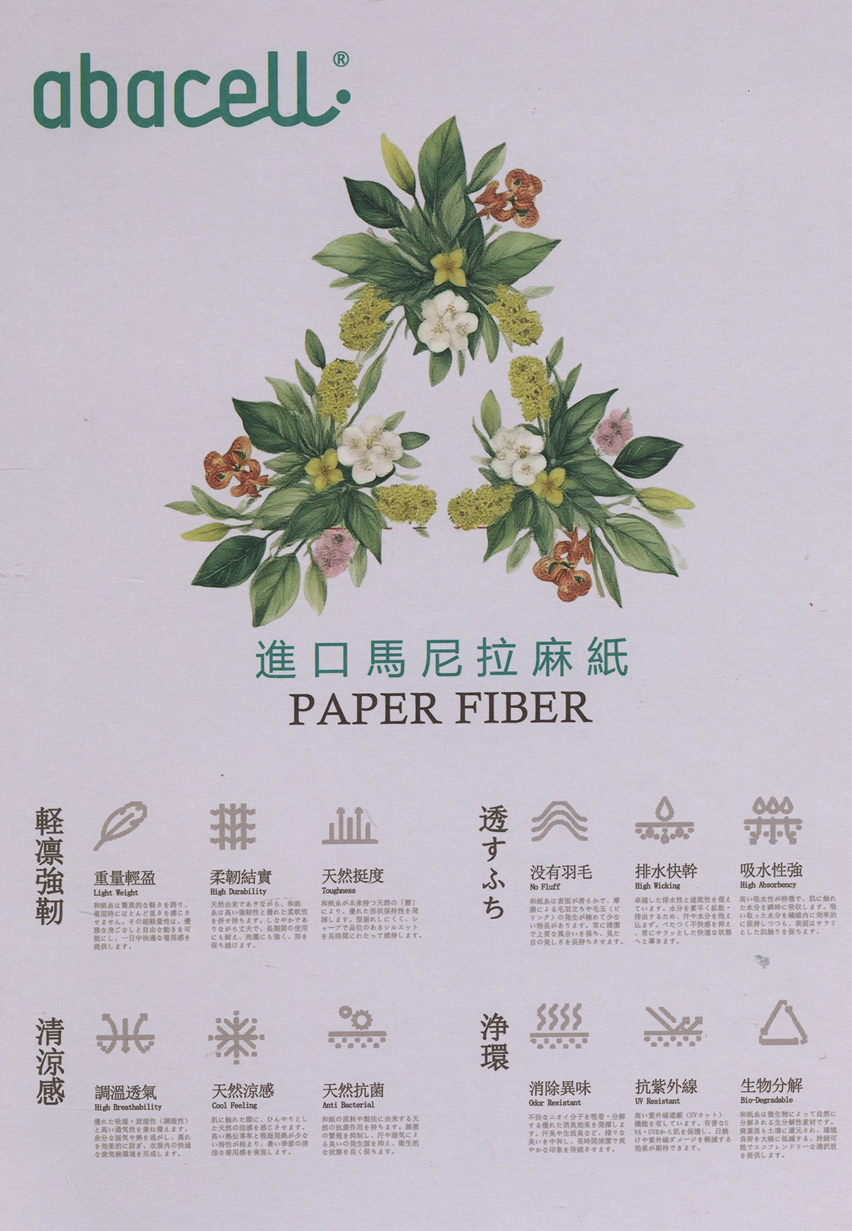 進(jìn)口馬尼拉麻紙（蕉麻）
