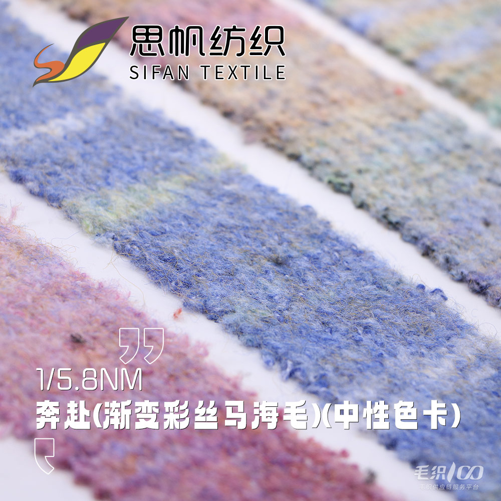 奔赴（漸變彩絲馬海毛）(中性色卡)