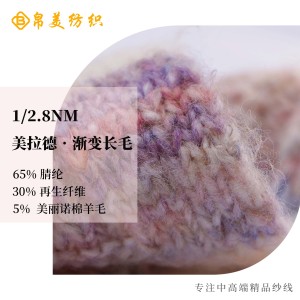 1/2.8M 美拉德•漸變長毛